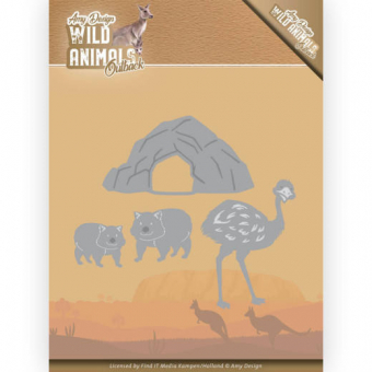 Amy Design - Wild Animals Outback - Emu and Wombat (ADD10207)