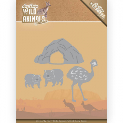 Amy Design - Wild Animals Outback - Emu and Wombat