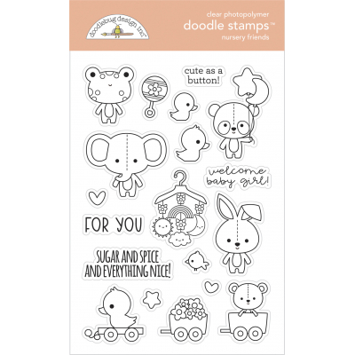 Doodlebug Design Nursery Friends Doodle Stamps (6793)