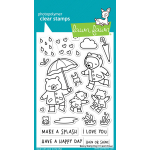 Lawn Fawn Beary Rainy Day Clear Stamps (LF2774)