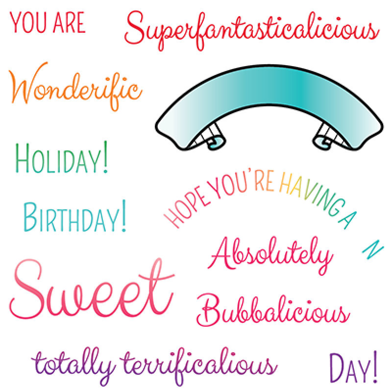 LDRS Creative Wordalicious Clear Stamps  ( LDRS3130)