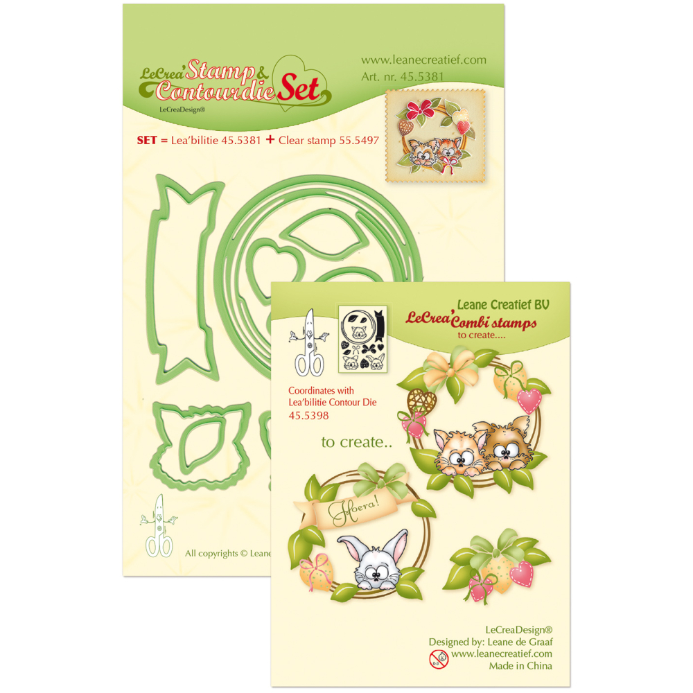 Leane Creatief Lea’bilitie Set Wreath with Pets (45.5381)