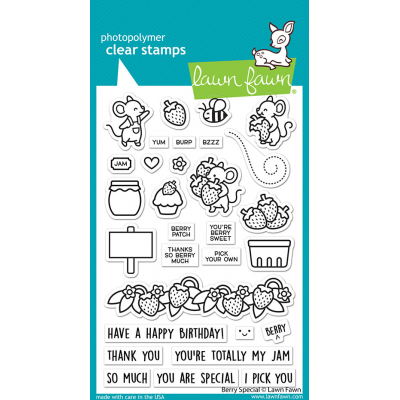 Lawn Fawn Berry Special Clear Stamps (LF2764)