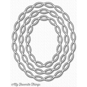 My Favorite Things Linked Chain Oval Frames Die-Namics (MFT-1251)