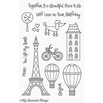 My Favorite Things In Paris Clear Stamps (CS-265)