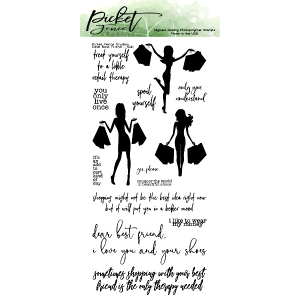 Picket Fence Studios Dear Best Friend Clear Stamps (S-141) (745557990618)