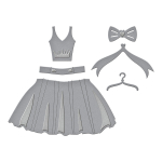 Spellbinders Paper Couture Dress Etched Dies (S4-1122)
