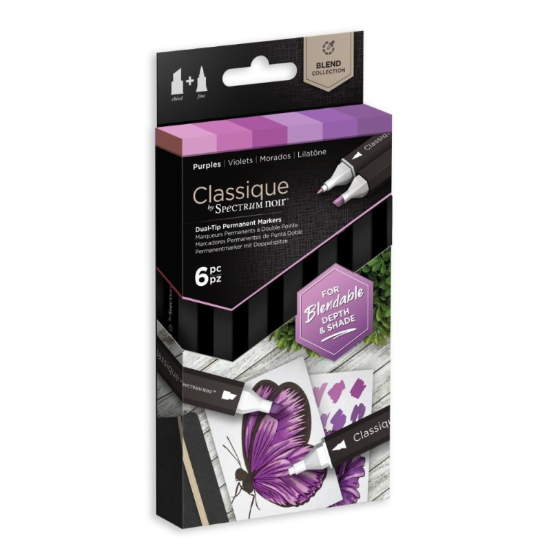 Spectrum Noir Classique Purples (6pcs) (SPECN-CS6-PUR)