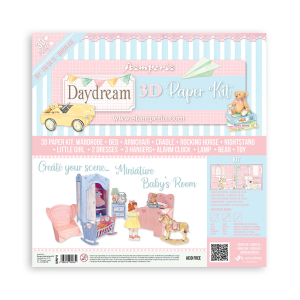 Stamperia 3D Paper Kit 12x12 Inch Daydream Baby's Room (SBPOP11)