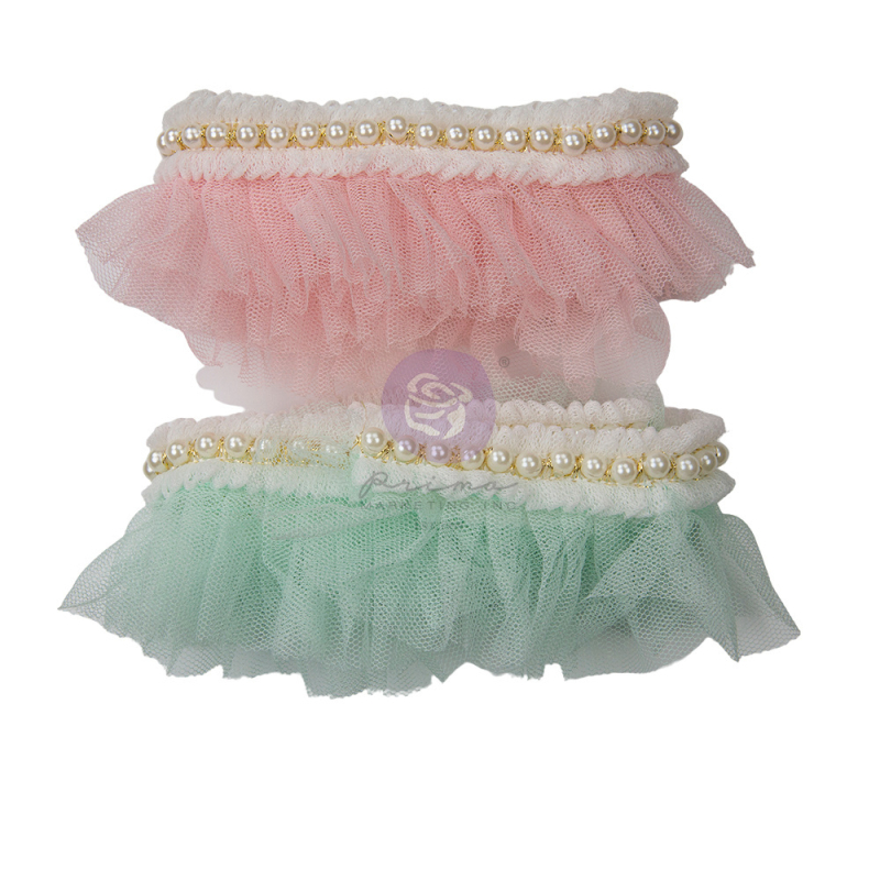 Prima Marketing Miel Ruffle Trim 1yd (2pcs) (997588)