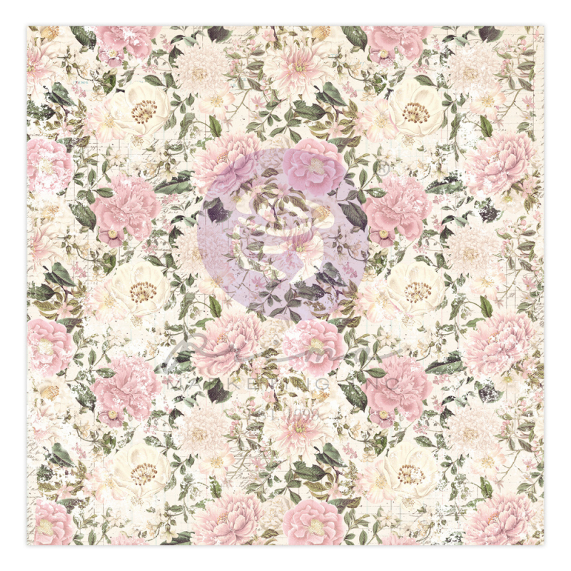 Prima Marketing Miel Vellum with Foil 12x12 Inch Sheet (998196)