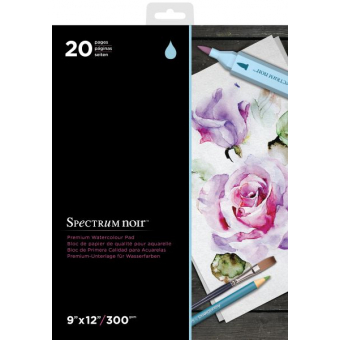Spectrum Noir Spectrum Noir 9x12 Inch Premium Watercolour Paper Pad (SPECN-WPAD9)