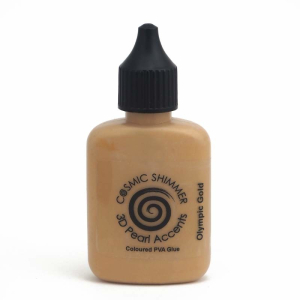 Cosmic Shimmer 3D Accents Pearl Olympic Gold 30ml (CSGOLY)