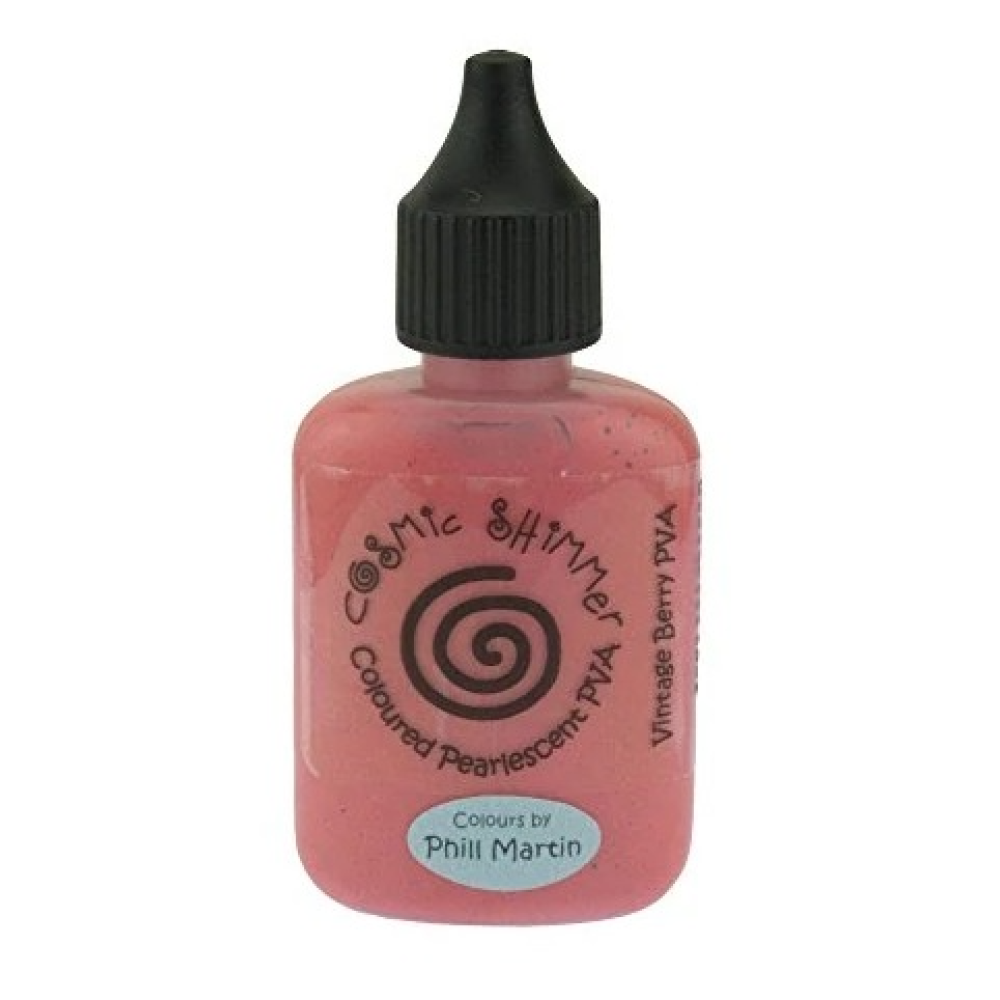 Cosmic Shimmer 3D Accents Pearl Vintage Berry 30ml (CSPMGBER)