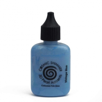 Cosmic Shimmer 3D Accents Pearl Vintage Blue 30ml (CSPMGBLUE)