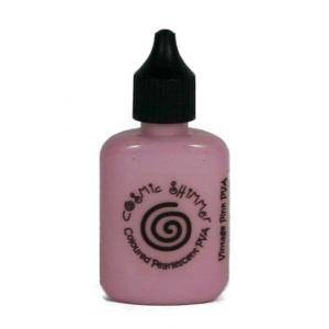 Cosmic Shimmer 3D Accents Pearl Vintage Pink 30ml (CSGVINTP) ( CSGVINTP)