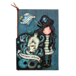 Gorjuss Notebooks Stitched Set of 2 Black Pearl (1063GJ02)