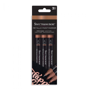Spectrum Noir Metallic Paint Markers Molten Copper (3pcs) (SN-MTPM-COP3)