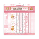 Stamperia Babydream Pink 12x12 Inch Paper Pack (SBBL107)