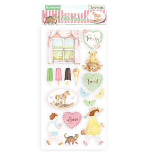 Stamperia Chipboard 15x30cm Daydream Toys (DFLCB53)