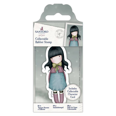 Gorjuss Collectable Mini Rubber Stamp No. 52 Waiting (GOR 907151)