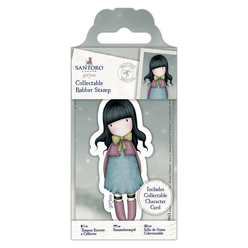 Gorjuss Collectable Mini Rubber Stamp No. 52 Waiting (GOR 907151) ( GOR 907151)