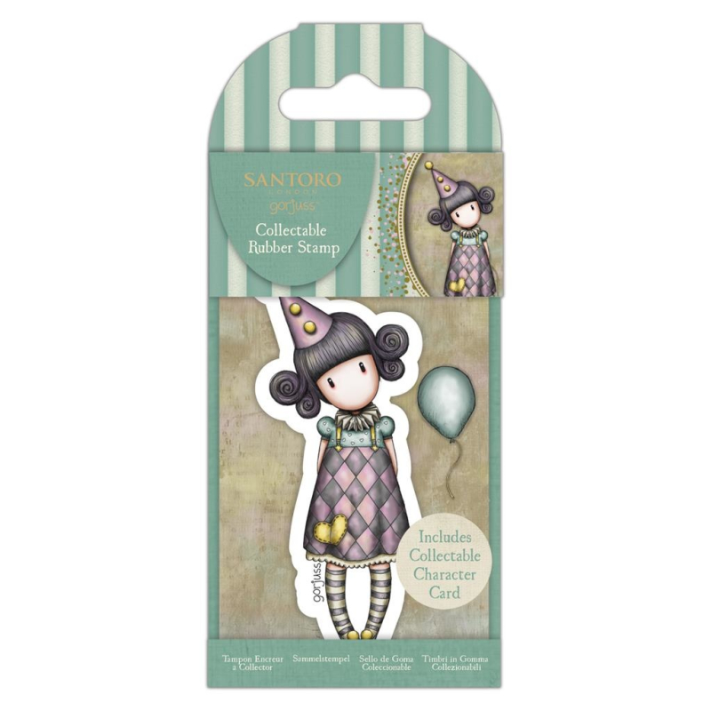 Gorjuss Collectable Mini Rubber Stamp No.69 Pierrot (GOR 907334)