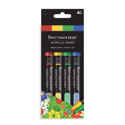 Spectrum Noir Acrylic Paint Markers Bright (4pcs) (SN-ACPM-BRI4)