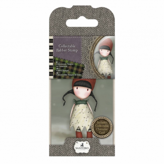 Gorjuss Collectable Mini Rubber Stamp No. 19 Holly (GOR 907319)