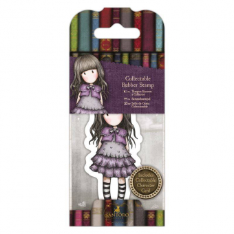 Gorjuss Collectable Mini Rubber Stamp No. 32 Little Violet (GOR 907412)