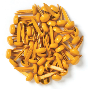 Doodlebug Design Tangerine Mini Brads (25pcs) (74) (811470000748)