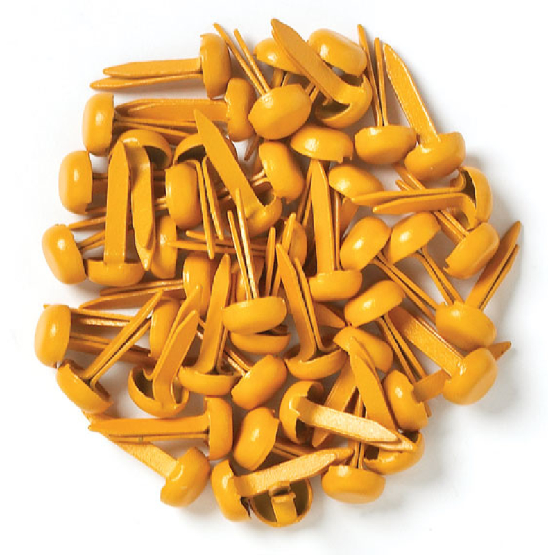 Doodlebug Design Tangerine Mini Brads (25pcs) (74) (811470000748)