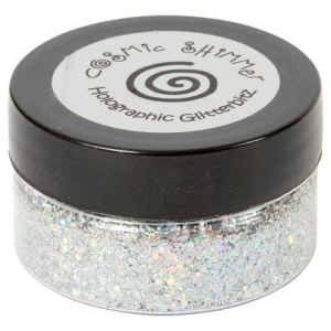Cosmic Shimmer Glitterbitz Holographic Silver Gems 25ml (CSHGBSILV)