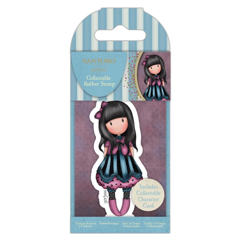 Gorjuss Collectable Mini Rubber Stamp No.75 The Frock (GOR 907340)