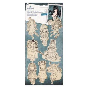 Gorjuss Colour Me Wooden Characters (8pcs) (GOR 356105)