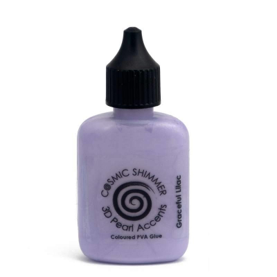 Cosmic Shimmer 3D Accents Pearl Graceful Lilac 30ml (CSPMGGRACELIL)