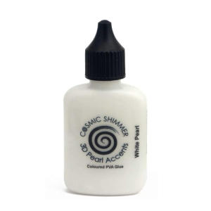 Cosmic Shimmer 3D Accents Pearl White Pearl 30ml (CSPEAWHGLU)
