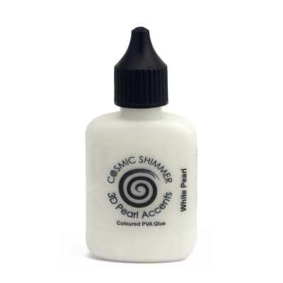 Cosmic Shimmer 3D Accents Pearl White 30ml (CSGWhite)