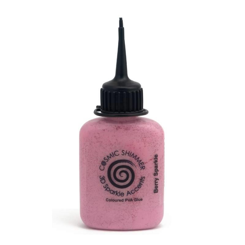 Cosmic Shimmer 3D Accents Sparkle Berry Sparkle 30ml (CSGBERRYSPAR)