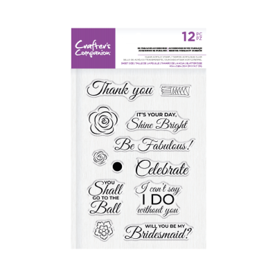 Crafter's Companion Be Fabulous Accessories Clear Stamps (CC-ST-CA-BEFA)