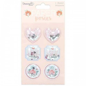 Dovecraft Paper Posies Shaker Stickers (DCSTK090)