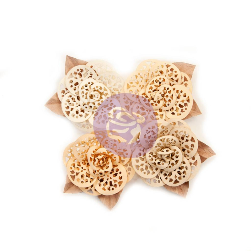 Prima Marketing Pretty Pale Flowers Organic Elegance (637521)