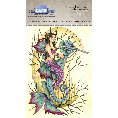 The Card Hut Mythical Creatures An Elegant Pair Clear Stamps (LRMC009)