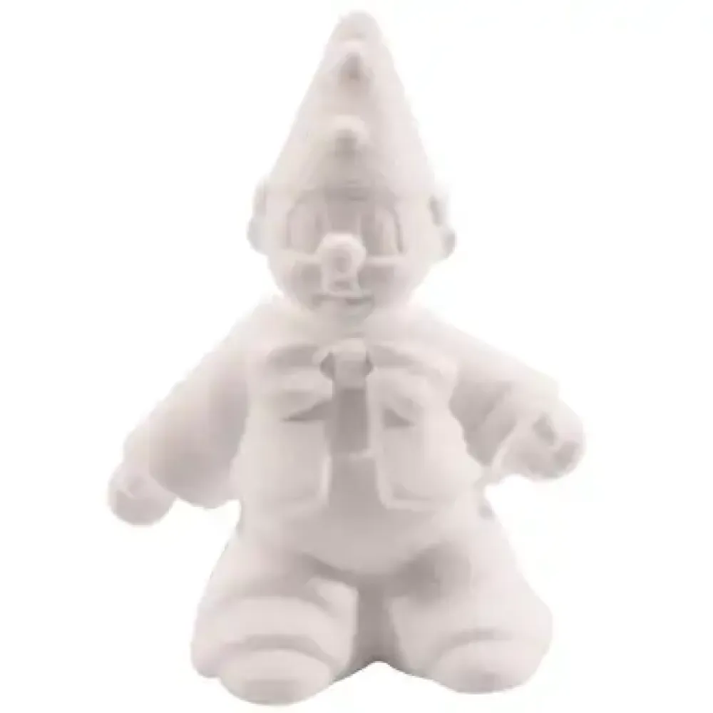 Vaessen Creative • Piepschuim clown met puntmuts 25cm (21455)