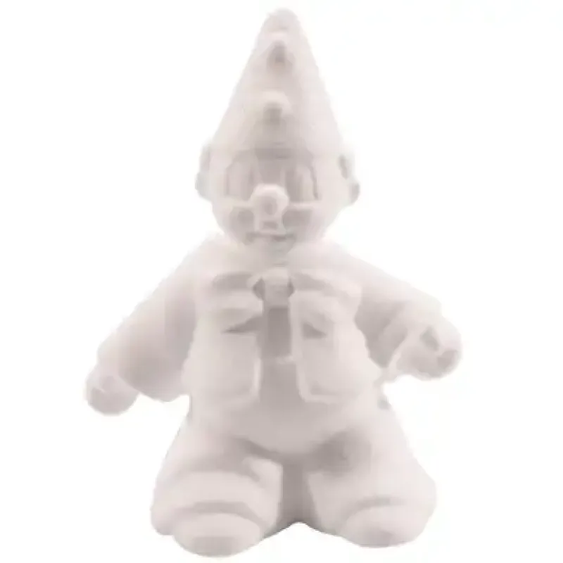 Vaessen Creative • Piepschuim clown met puntmuts 25cm (21455)