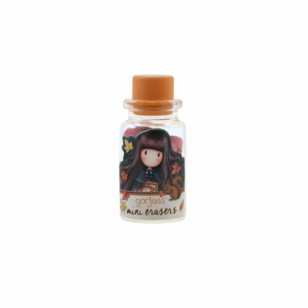 Gorjuss Mini Erasers In Glass Bottles (590GJD01)