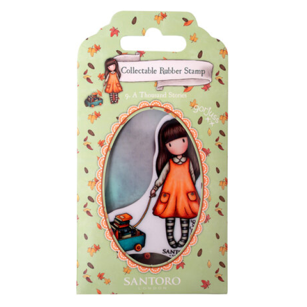 Gorjuss Collectable Rubber Stamp A Thousand Stories (GOR-ES-STAMP463) Gorjuss Collectable Rubber Stamp A Thousand Stories (GOR-ES-STAMP463)