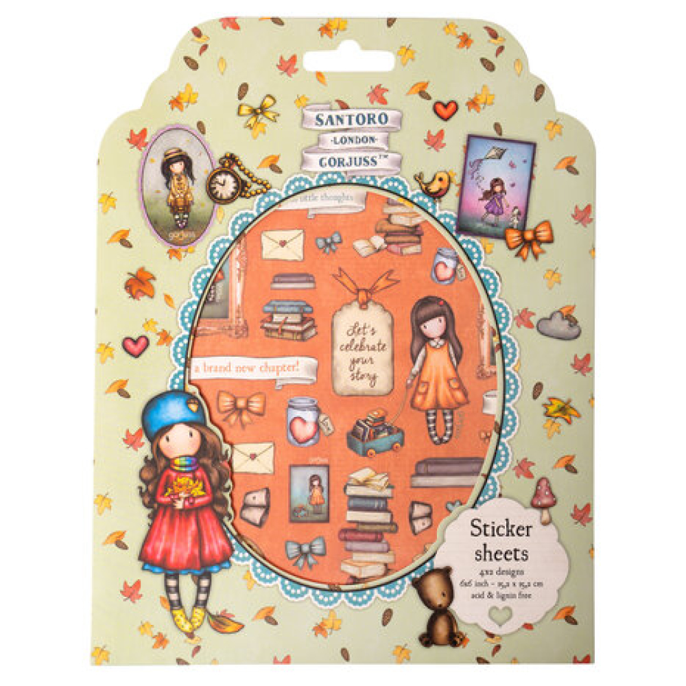 Gorjuss Gorjuss Sticker Sheets (GOR-ES-STIC10)