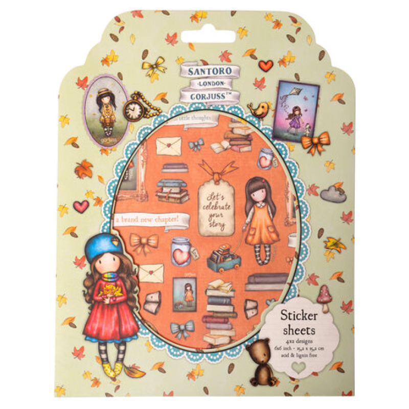 Gorjuss Gorjuss Sticker Sheets (GOR-ES-STIC10)