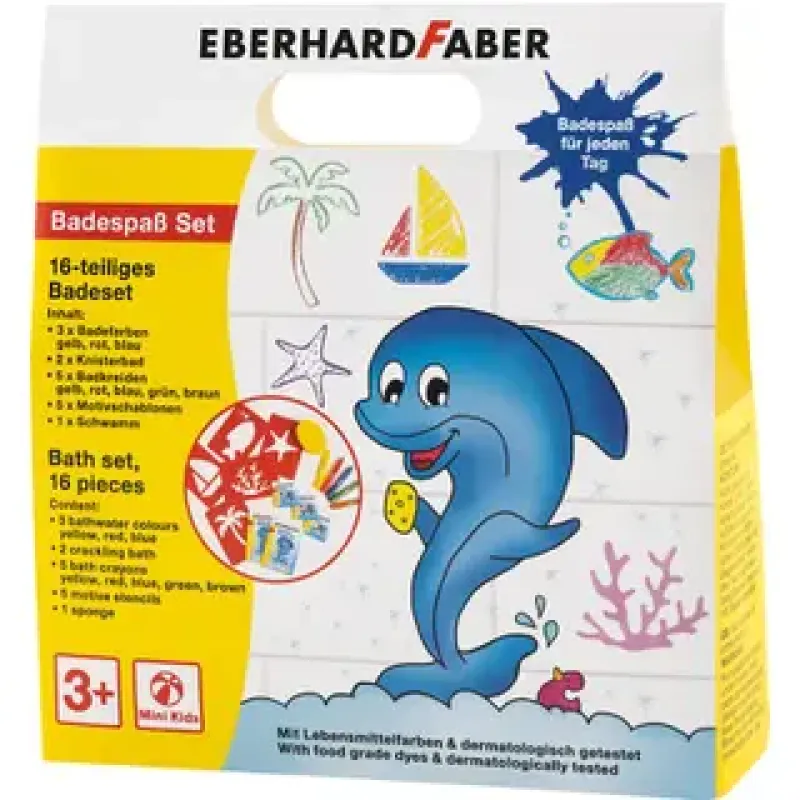 Eberhard Faber Badkrijtjes 16 delige set (EF-524116)